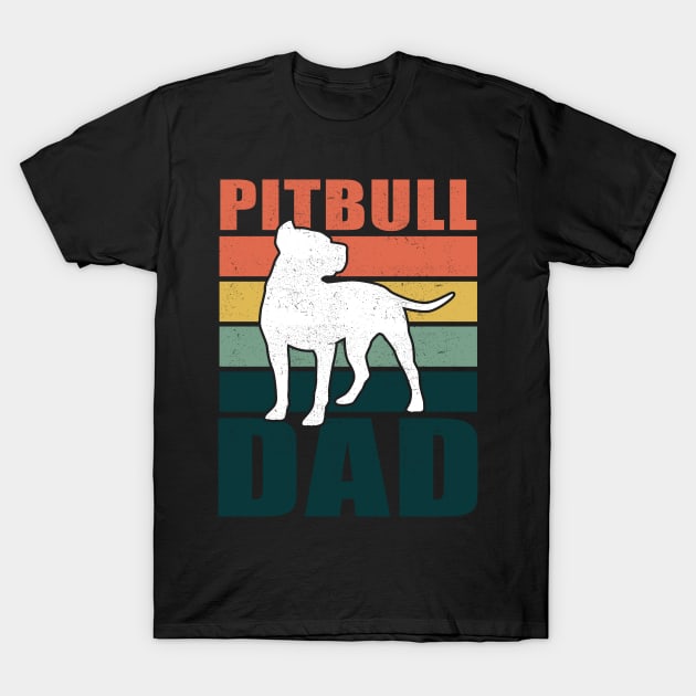 Pitbull Dad American Pit Bull Dog Owner T-Shirt by Streetwear KKS